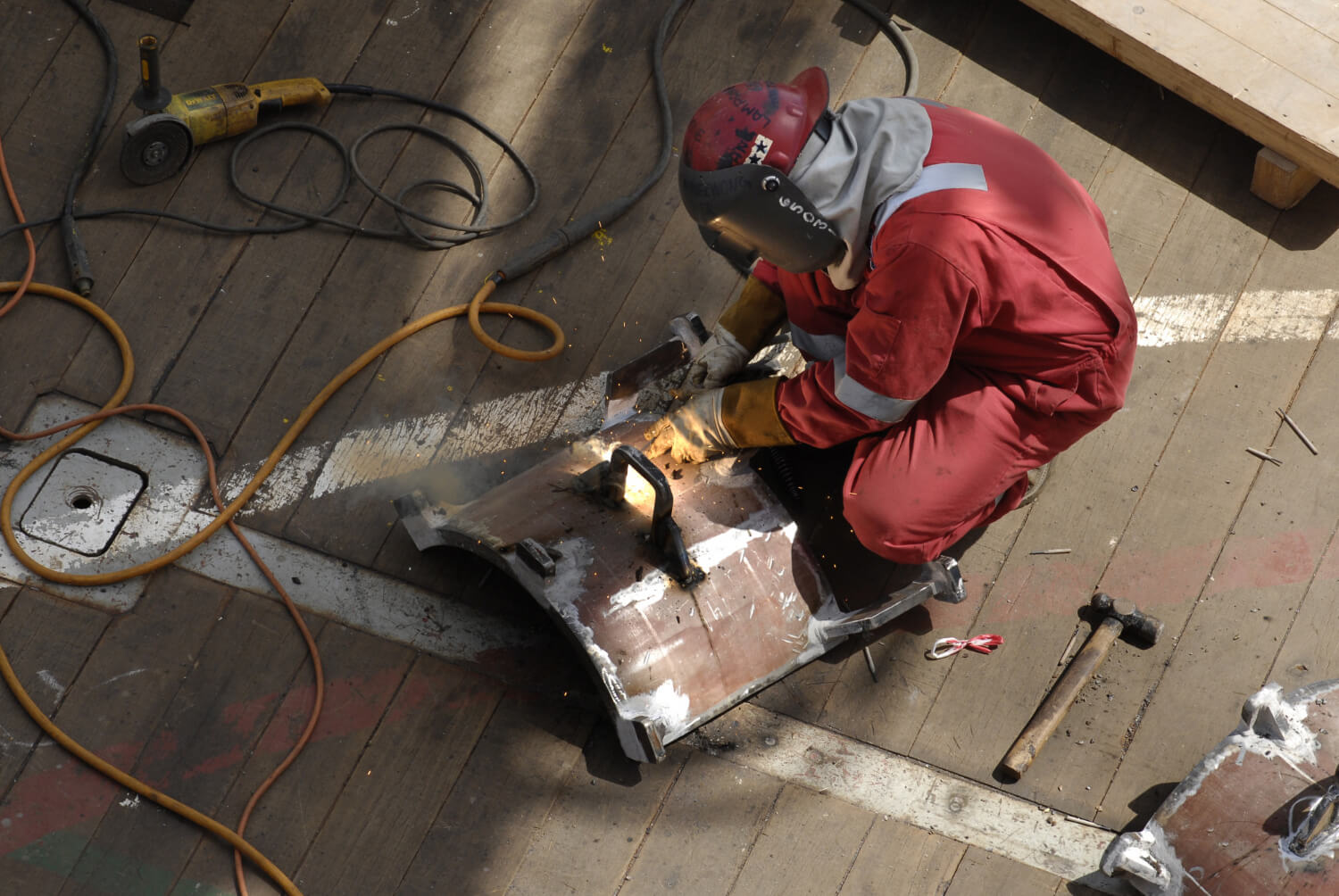 On-Site Welding in Factory